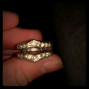 14k white gold ring mount